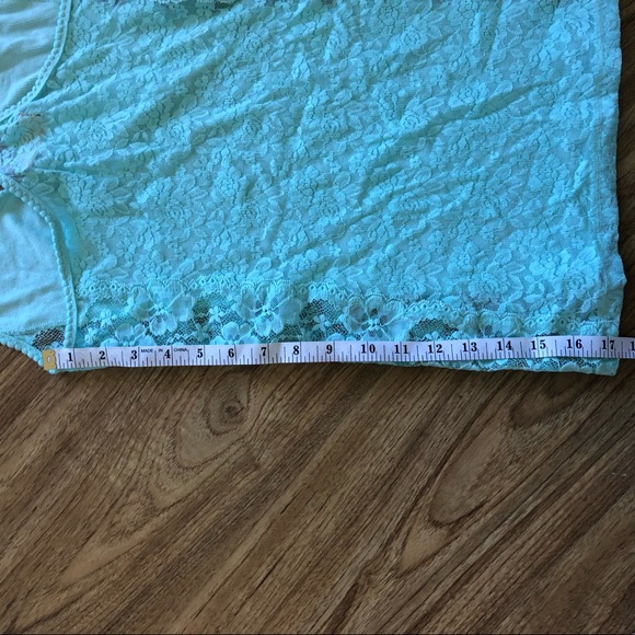 🔥 Hollister Lace Back Mint Tank - Picture 5 of 6
